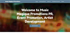 Desktop Screenshot of musicmagique.com